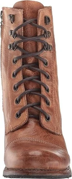Bed Stu Judgement Women's Dress Lace-up Boots Tan Rustic : 6 M, Leather - Image 6