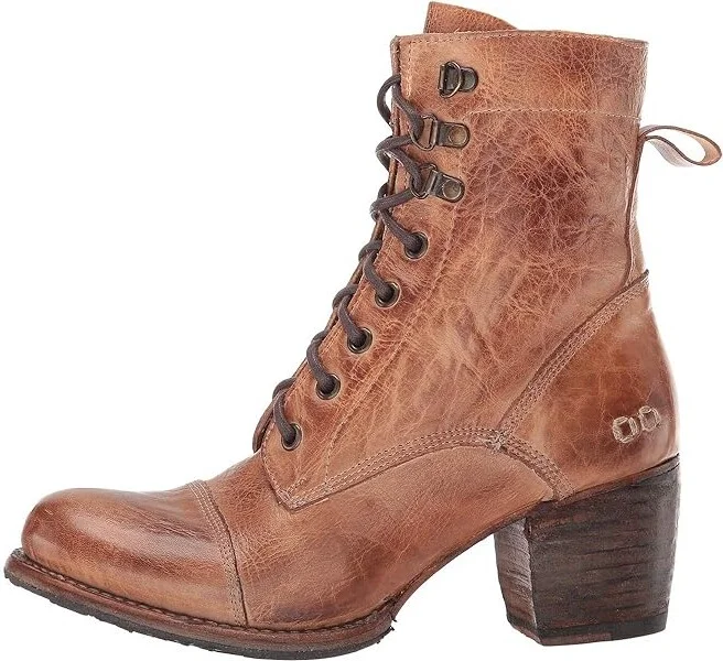 Bed Stu Judgement Women's Dress Lace-up Boots Tan Rustic : 6 M, Leather - Image 7