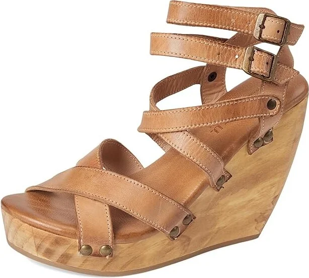 Bed Stu Juliana Ii Women's Wedge Shoes Tan DD : 8.5 M, Leather - Image 5