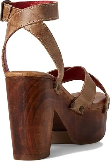 Bed Stu Kalah High Women's Heels Oats Rustic : 10 M, Leather - Image 4