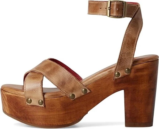 Bed Stu Kalah High Women's Heels Oats Rustic : 10 M, Leather - Image 6