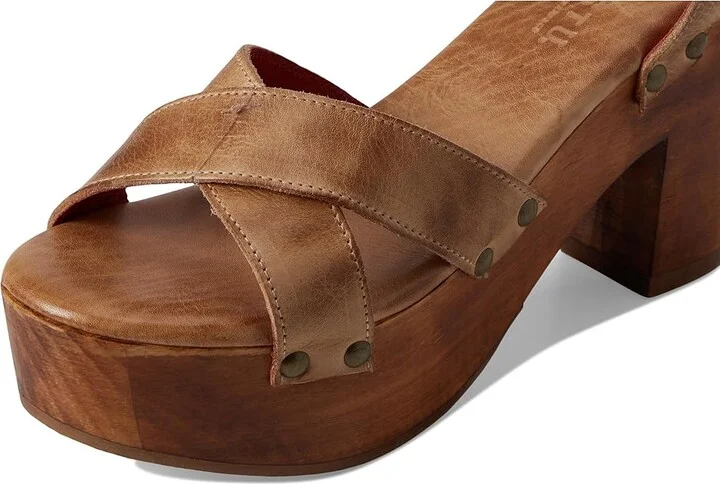 Bed Stu Kalah High Women's Heels Oats Rustic : 10 M, Leather - Image 7