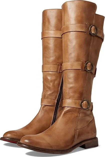 Bed Stu Kitty Women's Dress Zip Boots Tan Rustic : 6.5 M, Leather