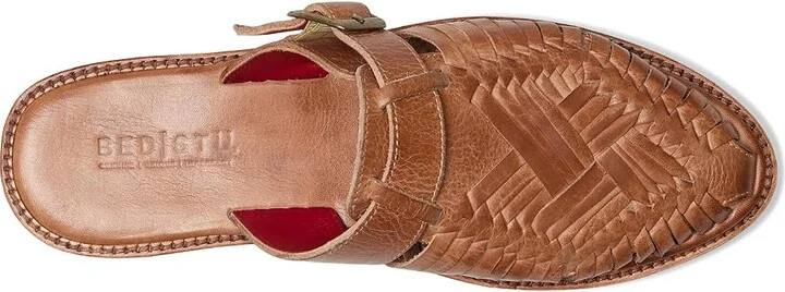 Bed Stu Linette Women's Wedge Shoes Tan Rustic : 9 M, Leather - Image 2
