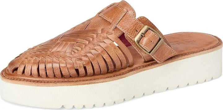 Bed Stu Linette Women's Wedge Shoes Tan Rustic : 9 M, Leather - Image 5