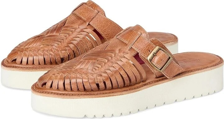 Bed Stu Linette Women's Wedge Shoes Tan Rustic : 9 M, Leather