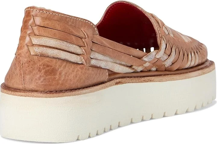 Bed Stu Lizzie Women's Wedge Shoes Tan Rustic Nectar Lux : 10 M, Leather - Image 4