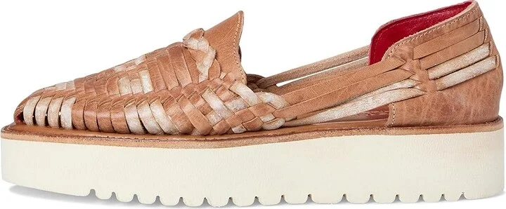 Bed Stu Lizzie Women's Wedge Shoes Tan Rustic Nectar Lux : 10 M, Leather - Image 6