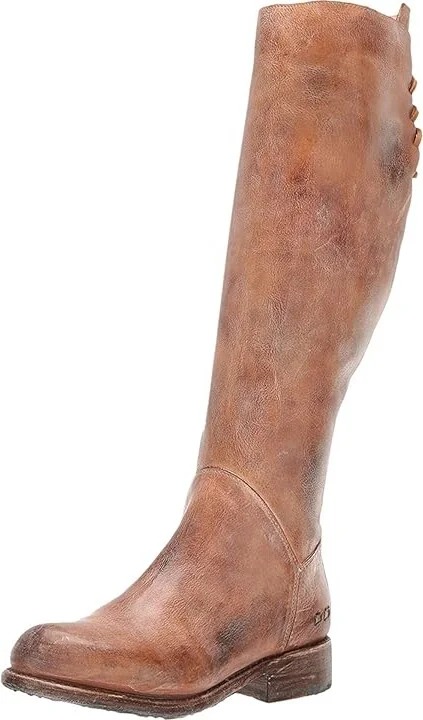 Bed Stu Manchester II Women's Zip Boots Tan Rustic Leather : 6.5 M - Image 2