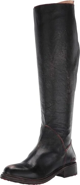 Bed Stu Manchester Wide Calf Women's Boots Black Hand : 6 M, Leather - Image 2