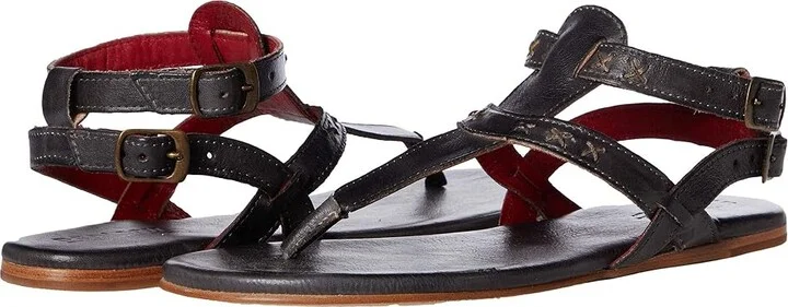 Bed Stu Moon Women's Shoes Black Rustic : 6.5 M, Leather