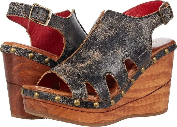 Bed Stu Naiya Women's Shoes Black Lux : 6.5 M, Leather