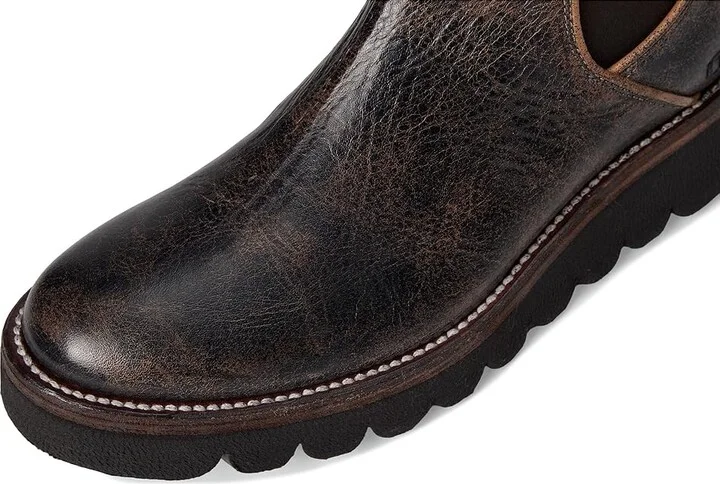 Bed Stu Novel Ii Women's Boots Black Lux Tan Rustic : 7 M, Leather - Image 2