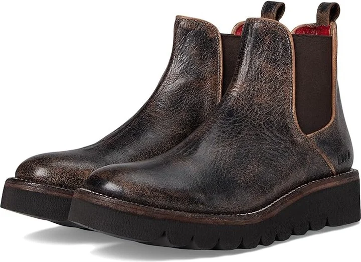 Bed Stu Novel Ii Women's Boots Black Lux Tan Rustic : 7 M, Leather
