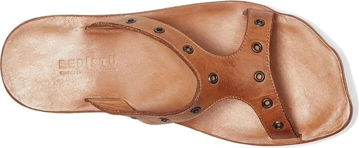 Bed Stu Path Women's Wedge Shoes Tan DD : 10 M, Leather - Image 2