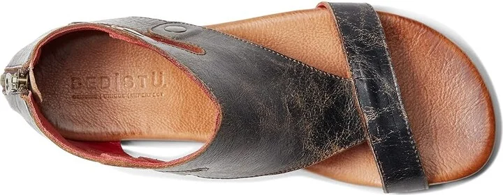 Bed Stu Soto Women's Sandals Black Lux : 9 M, Leather - Image 2
