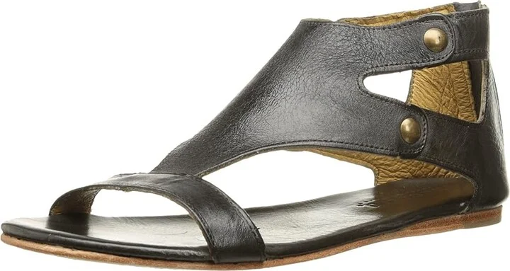 Bed Stu Soto Women's Sandals Black Rustic : 6 M, Leather - Image 2
