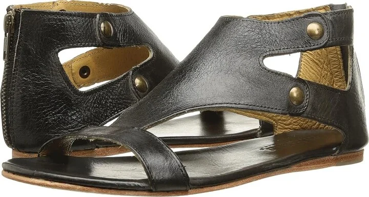 Bed Stu Soto Women's Sandals Black Rustic : 6 M, Leather
