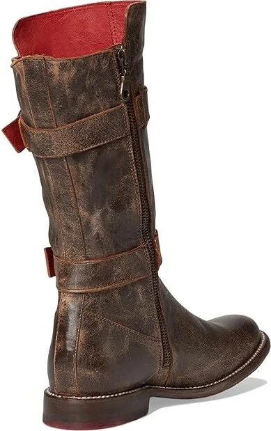 Bed Stu Turn Women's Zip Boots Teak Lux : 6 M, Leather - Image 4