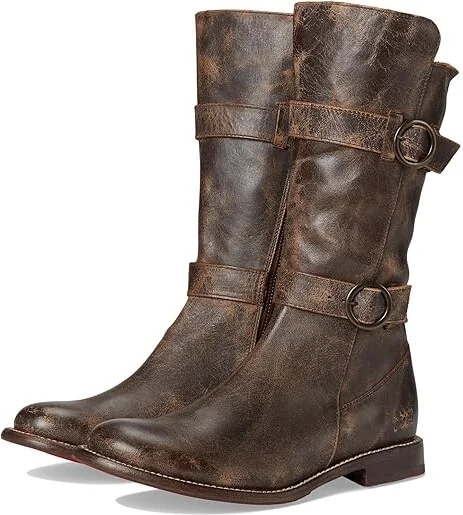 Bed Stu Turn Women's Zip Boots Teak Lux : 6 M, Leather