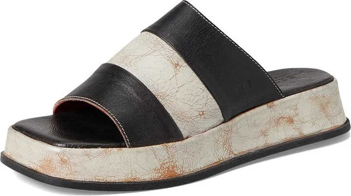 Bed Stu Vext Women's Wedge Shoes Black Rustic Nectar Lux : 9 M, Leather - Image 5