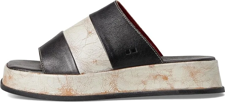 Bed Stu Vext Women's Wedge Shoes Black Rustic Nectar Lux : 9 M, Leather - Image 6