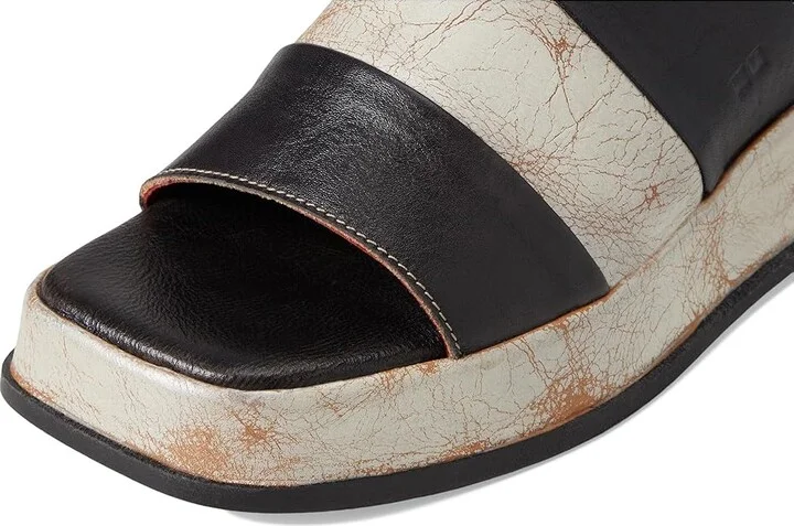 Bed Stu Vext Women's Wedge Shoes Black Rustic Nectar Lux : 9 M, Leather - Image 7
