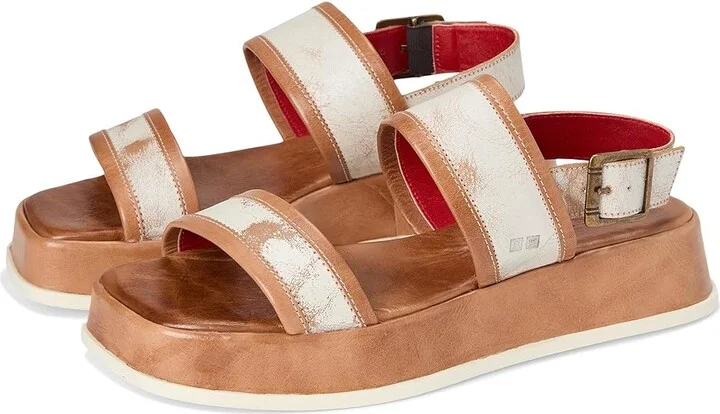 Bed Stu Vice Women's Wedge Shoes Nectar Lux Tan Rustic : 8.5 M, Leather