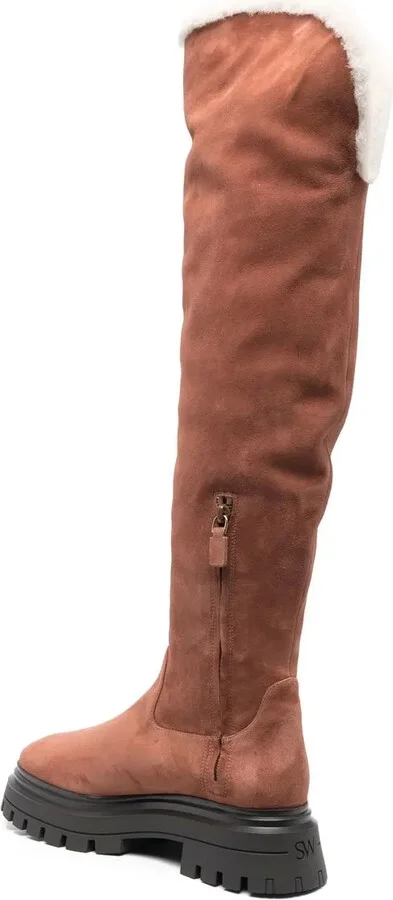 Bedford suede thigh-high boots - Image 3