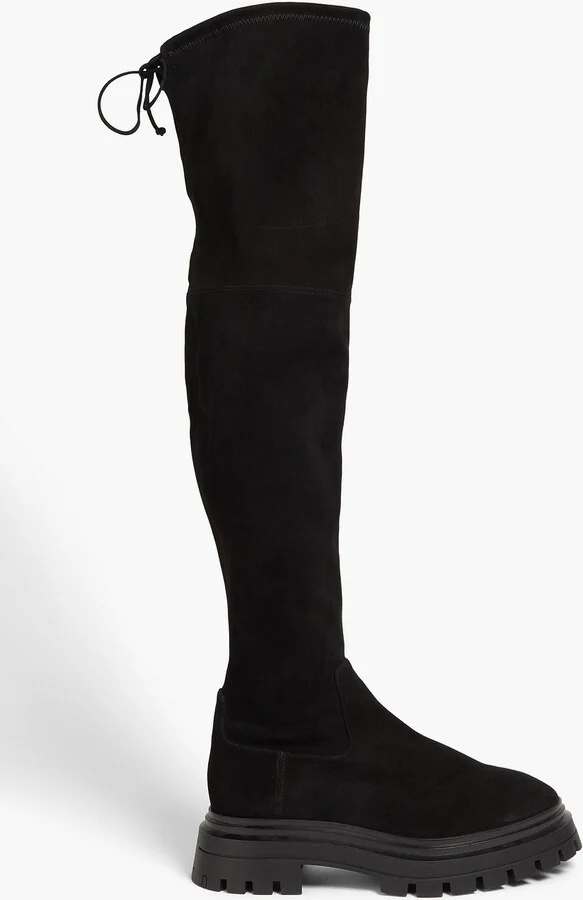 Bedfordland stretch-suede over-the-knee boots