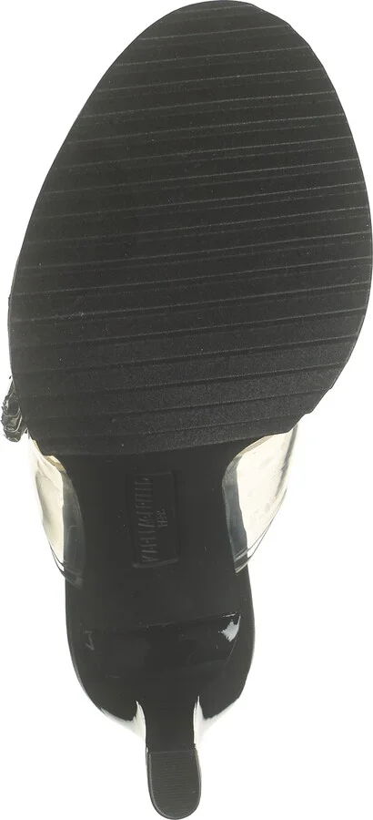 Bedika Crystal Embellished Clear Strap Sandal - Image 5