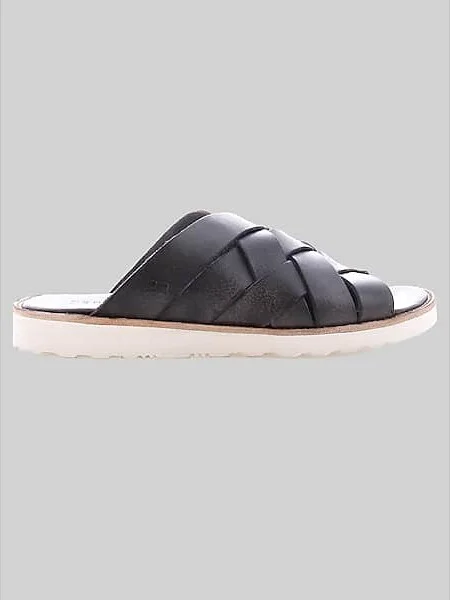 Bedstu Men's Abraham Slide Sandals Black Dd