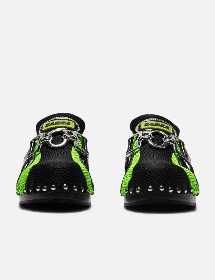 Beetle Black And Green Clogs - Image 2