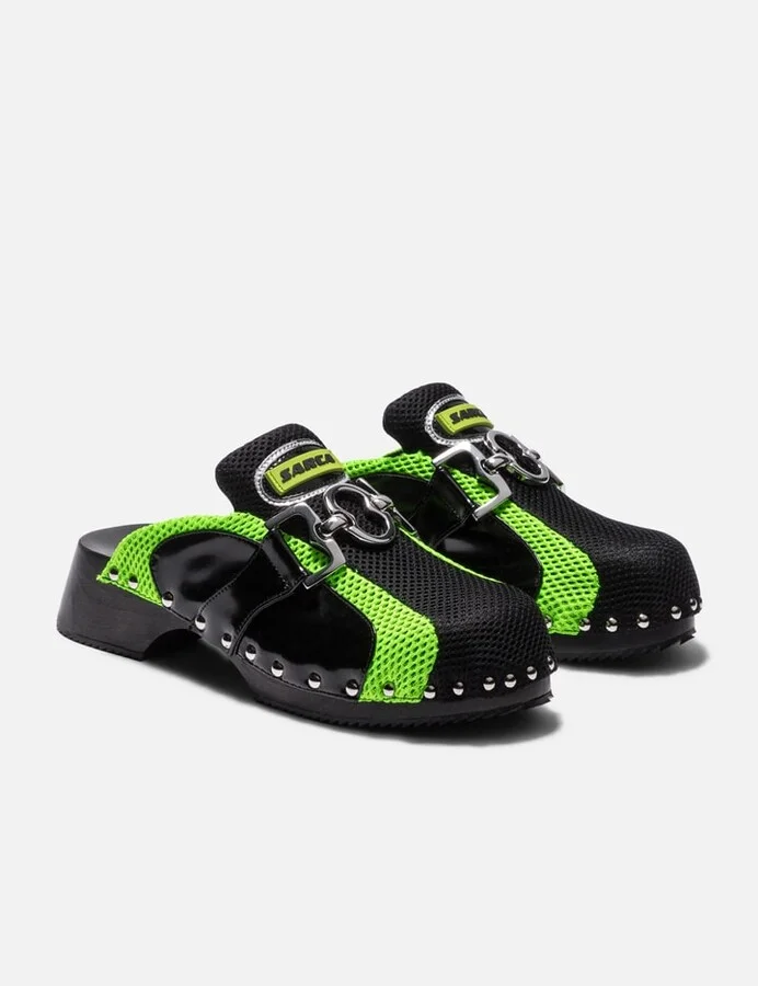 Beetle Black And Green Clogs - Image 4