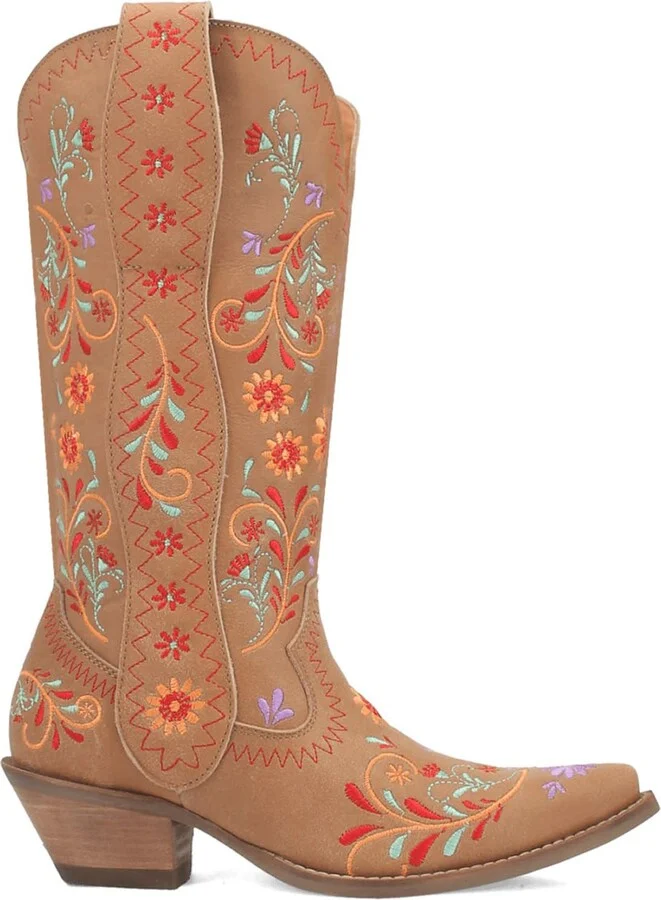 Beetle Juice Embroidered Leather Boot - Image 3