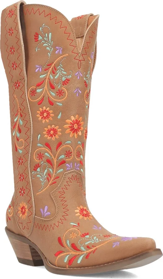 Beetle Juice Embroidered Leather Boot