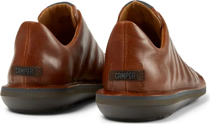 Beetle lace-up leather sneakers - Image 3