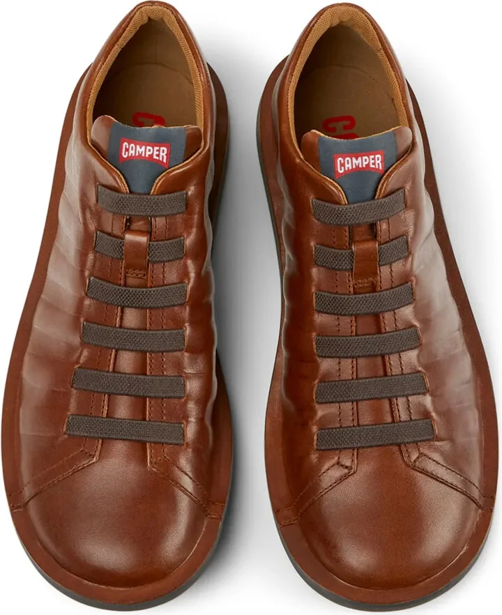 Beetle lace-up leather sneakers - Image 4