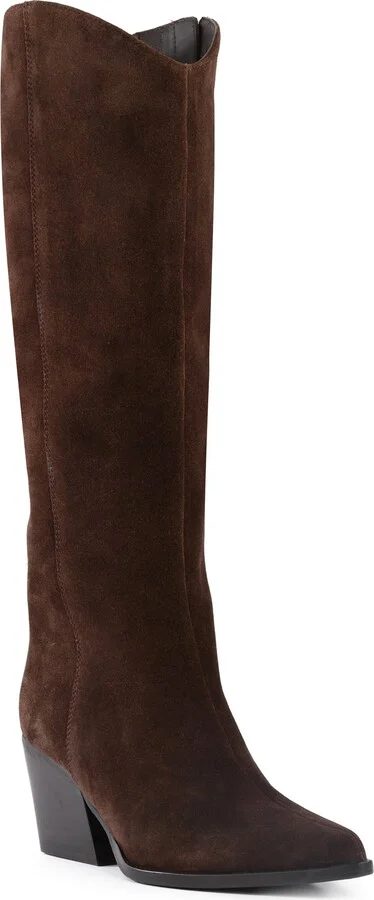 Dark Brown Suede