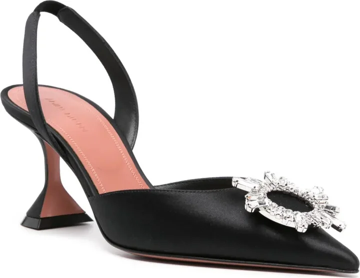 Begum 70mm satin slingback pumps - Image 2