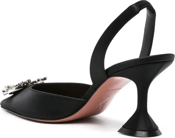 Begum 70mm satin slingback pumps - Image 3