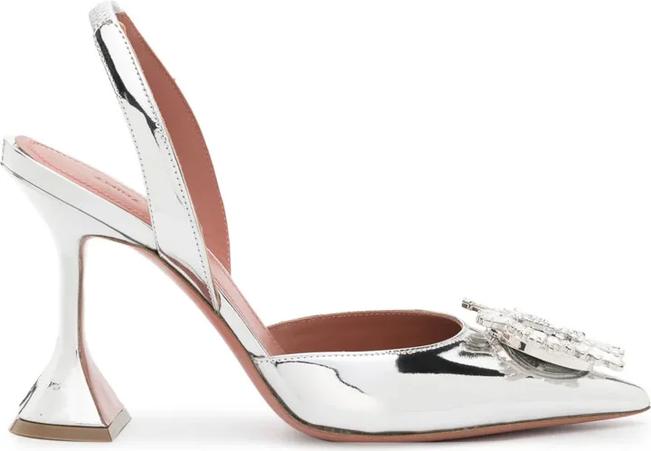 Begum 95mm slingback pumps