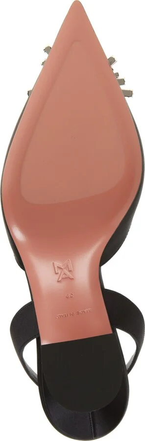 Begum Crystal Pointed Toe Slingback Pump - Image 6