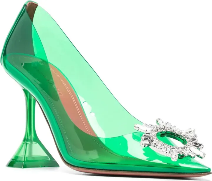 Begum Glass 95mm pumps - Image 2