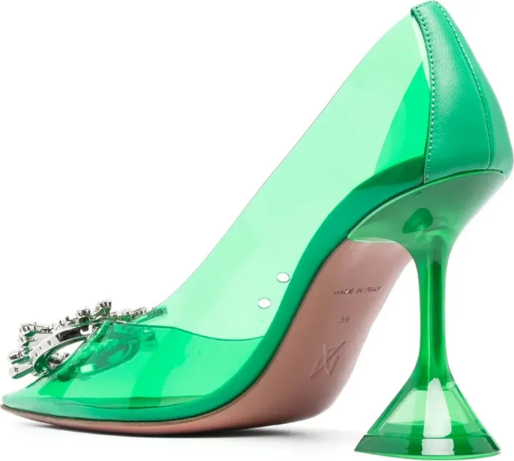 Begum Glass 95mm pumps - Image 3