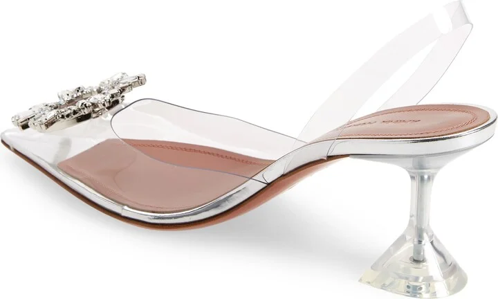 Begum Glass Pointed Toe Slingback Pump - Image 2