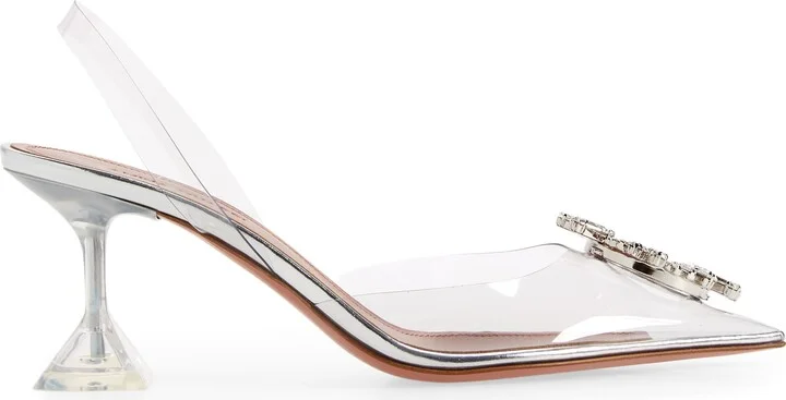 Begum Glass Pointed Toe Slingback Pump - Image 3