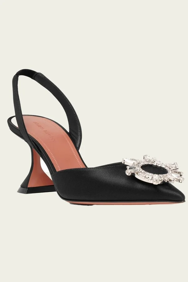 Begum Sling 70 in Satin Black - Image 2