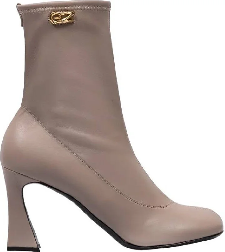 Beige Alethaa Ankle Boots