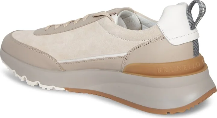 Beige Bimat Suede Sneakers - Image 3